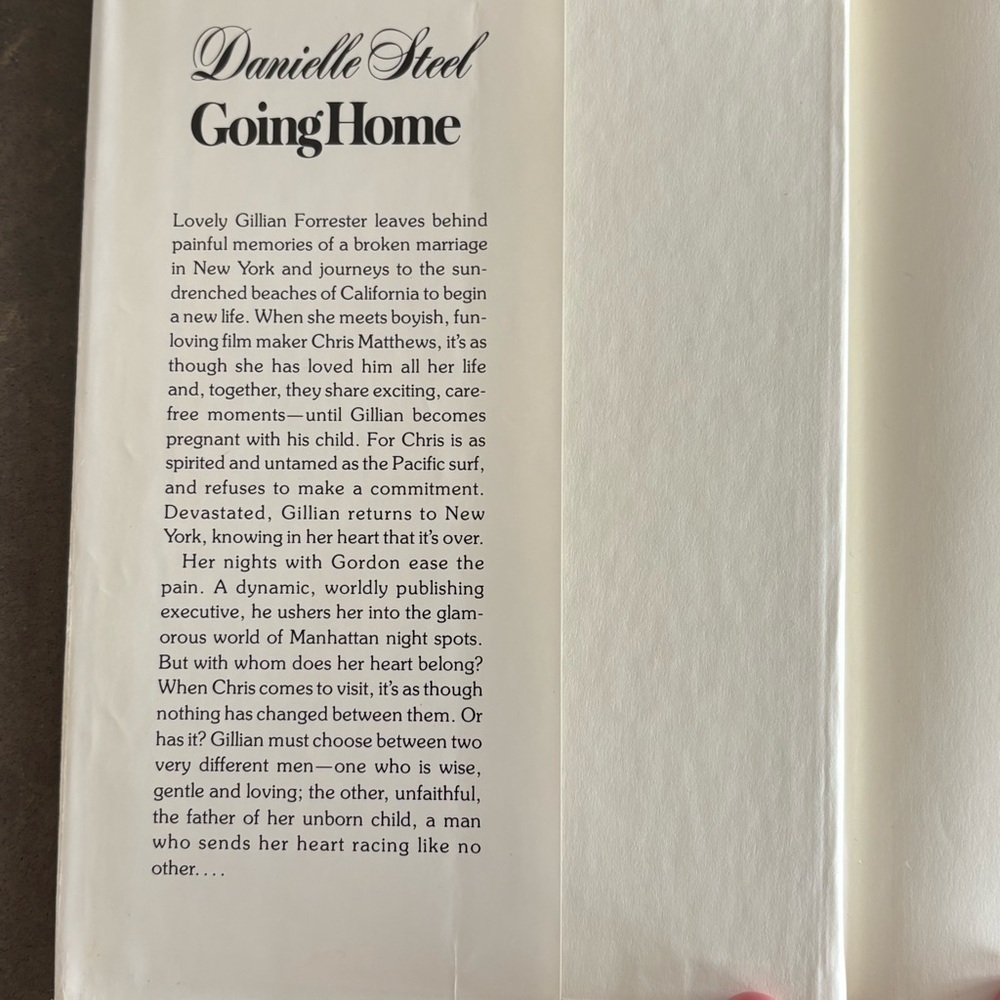 Going Home" By Danielle Steel (1973) Hardcover Her First Book Romance Fiction - Picture 4 of 5